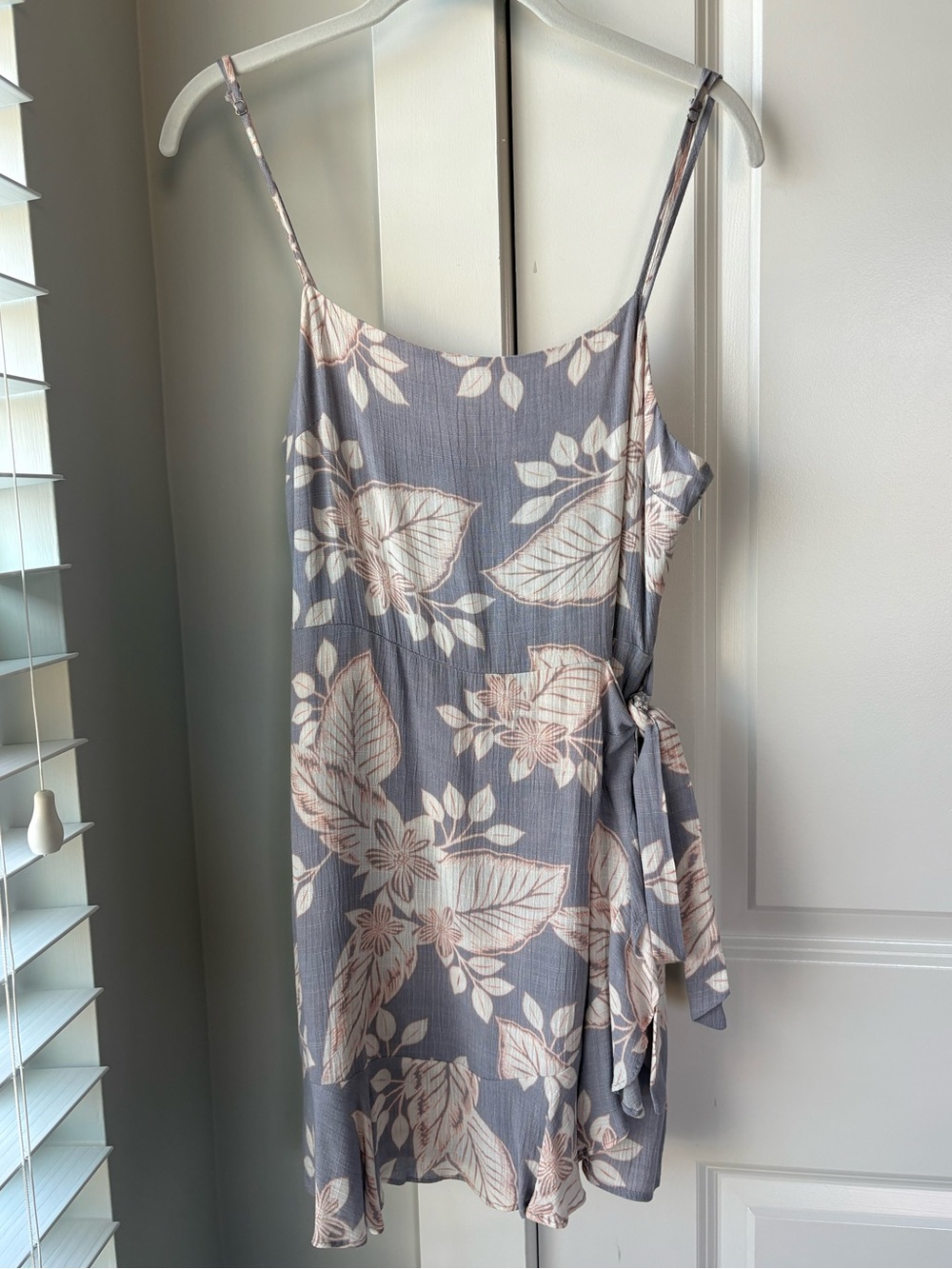 Cotton Candy LA Floral Wrap Dress